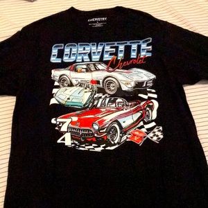 Corvette vintage Black T-shirt